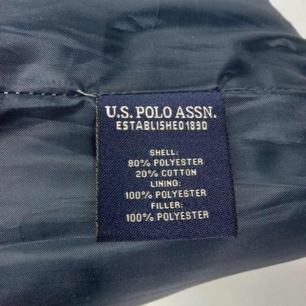 U.S. Polo Assn. Mens Plaid Puffer Vest Size XXL - Picture 9 of 11